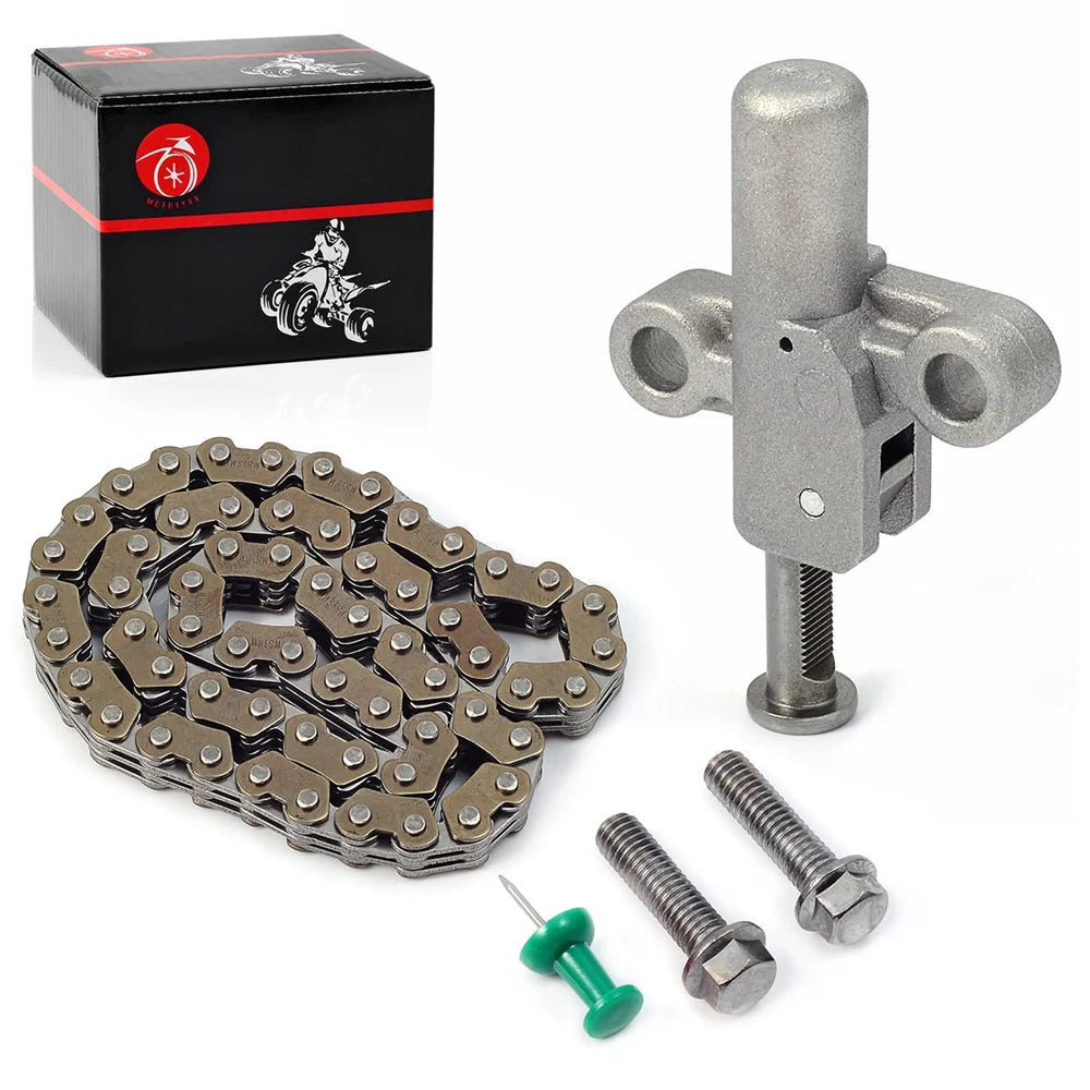 Cam Timing Chain 60L & Tensioner for Honda Rancher 420 2007-2020 Foreman 500 2012-2019