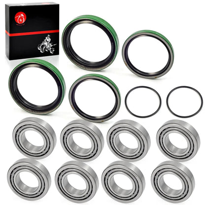 Front Wheel Bearings and Seals Kit for Polaris Sportsman 335 400 425 Magnum 325 Scrambler Worker Big Boss