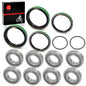 Front Wheel Bearings and Seals Kit for Polaris Sportsman 335 400 425 Magnum 325 Scrambler Worker Big Boss