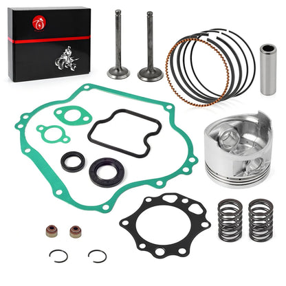 290cc FE290 Engine Rebuild Kit - 0.5mm Oversize Piston Ring Gasket Seal Valve Set for Club Car Golf Cart DS and Precedent