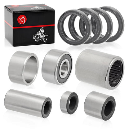 Swingarm Bearing Bushing Seal Kit for Honda Rancher 420 TRX420 07-13 and Foreman TRX500 12-13