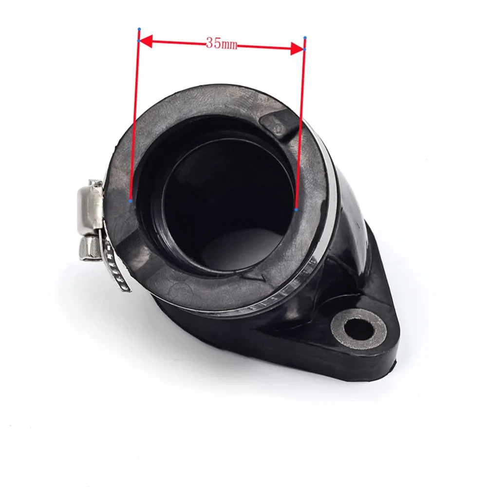 Carburetor Intake Manifold Boot 35mm Gasket for Suzuki LT-F250 LT-F300F QuadRunner KingQuad