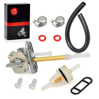 Fuel Valve Petcock Kit For Yamaha Big Bear 350 1987-1999 Kodiak 400 1993-1999 YZ125X YZ250X 2016-2022