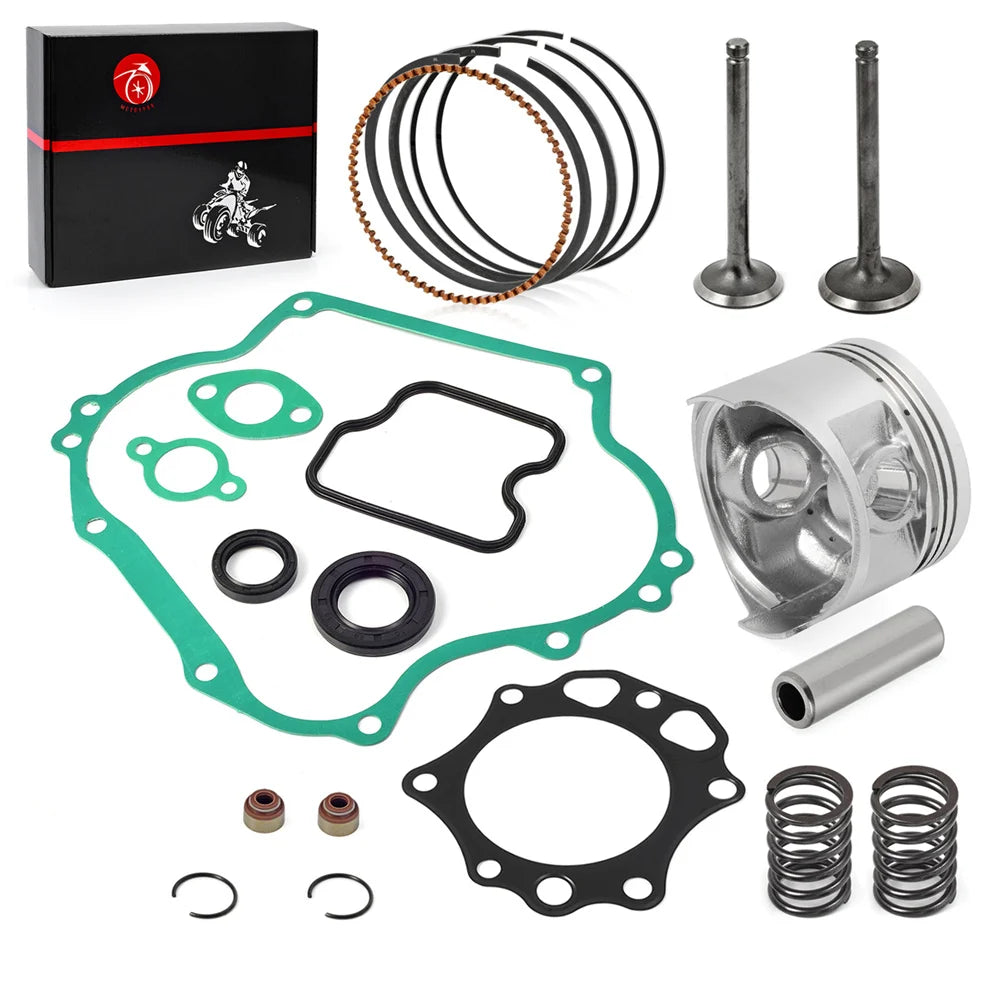 290cc Engine Rebuild Kit - Piston, Ring, Gasket, Seal, Valves for Club Car Golf Cart DS President FE290