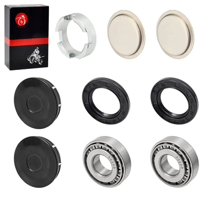 Swingarm Bearing Seal Lock Nut Cap Rebuild Kit for Honda TRX250X TRX300FW Fourtrax Foreman Recon Rancher 250 350 400