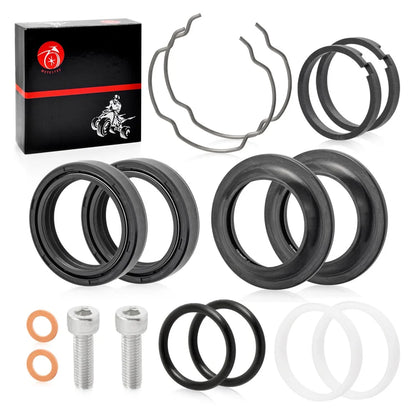 39mm Front Fork Dust Oil Seals Rebuild Kit for Harley Sportster XL883 XL1200 1990-2013 Dyna FXD 1991-2005