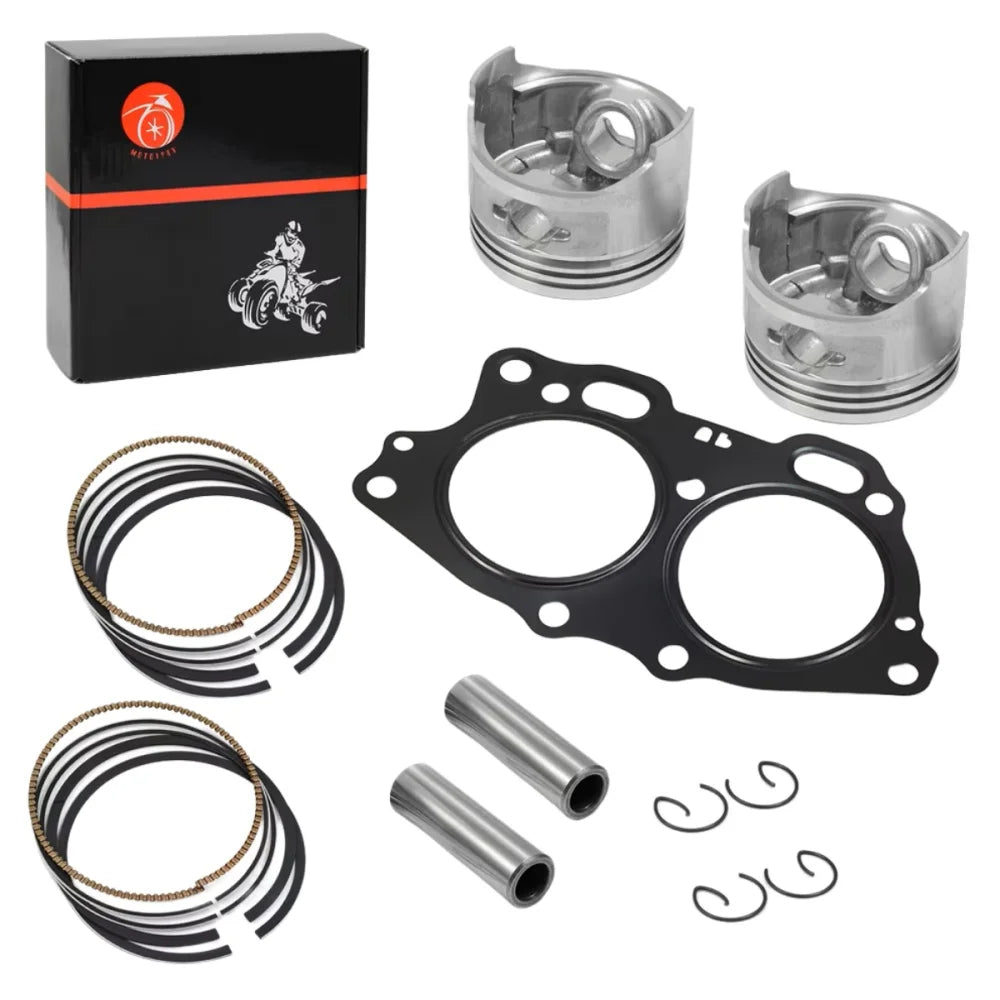 Piston and Ring Gasket Kit for EZGO TXT 4 Cycle Gas Golf Cart 295cc 1991-2008 OEM 26607-G01 26608-G01