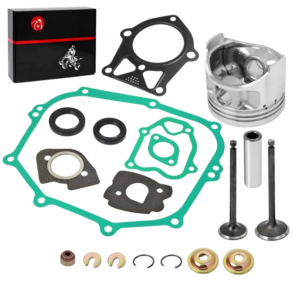 Engine Rebuild Kit 285cc STD Piston Ring Gasket Seal Valve - Yamaha Golf Cart G2 G5 G8 G9 G11 1989-1996