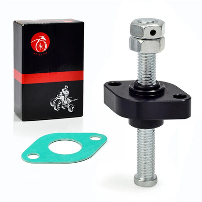 Cam Timing Chain 05T-90L & CNC Manual Tensioner for Kawasaki Bayou 300 Prairie 300 KLT200 KLT250 Lakota 300 12049-1055 21070-013